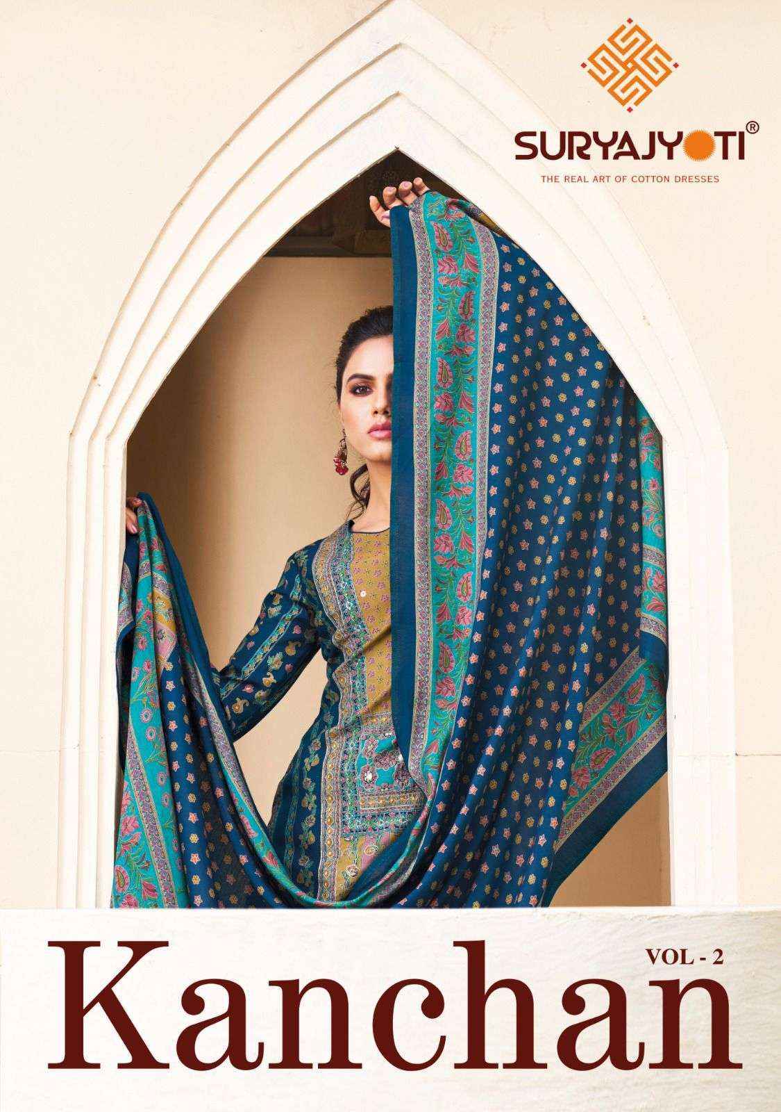 Suryajyoti Kanchan Vol-2 Modal Dress Material (6 pcs Catalogue)