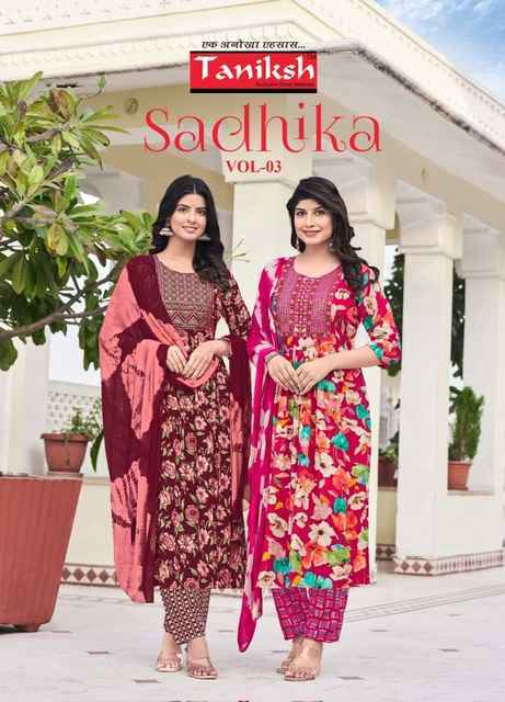 Taniksh Sadhika Vol-3 Rayon Readymade Suit (8 pcs Catalogue)