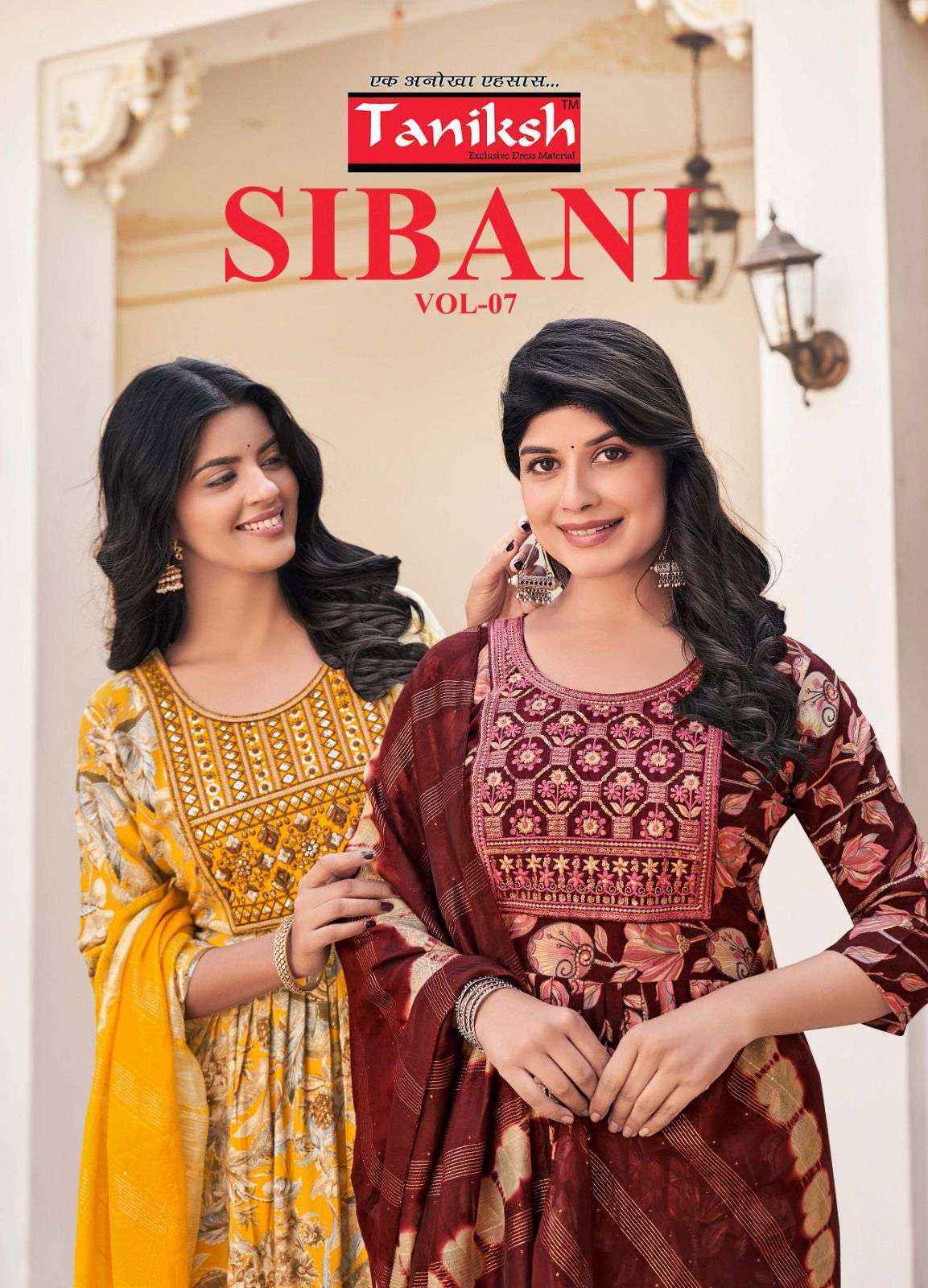 Taniksh Sibani Vol-7 Rayon Readymade Suit (8 pcs Catalogue)