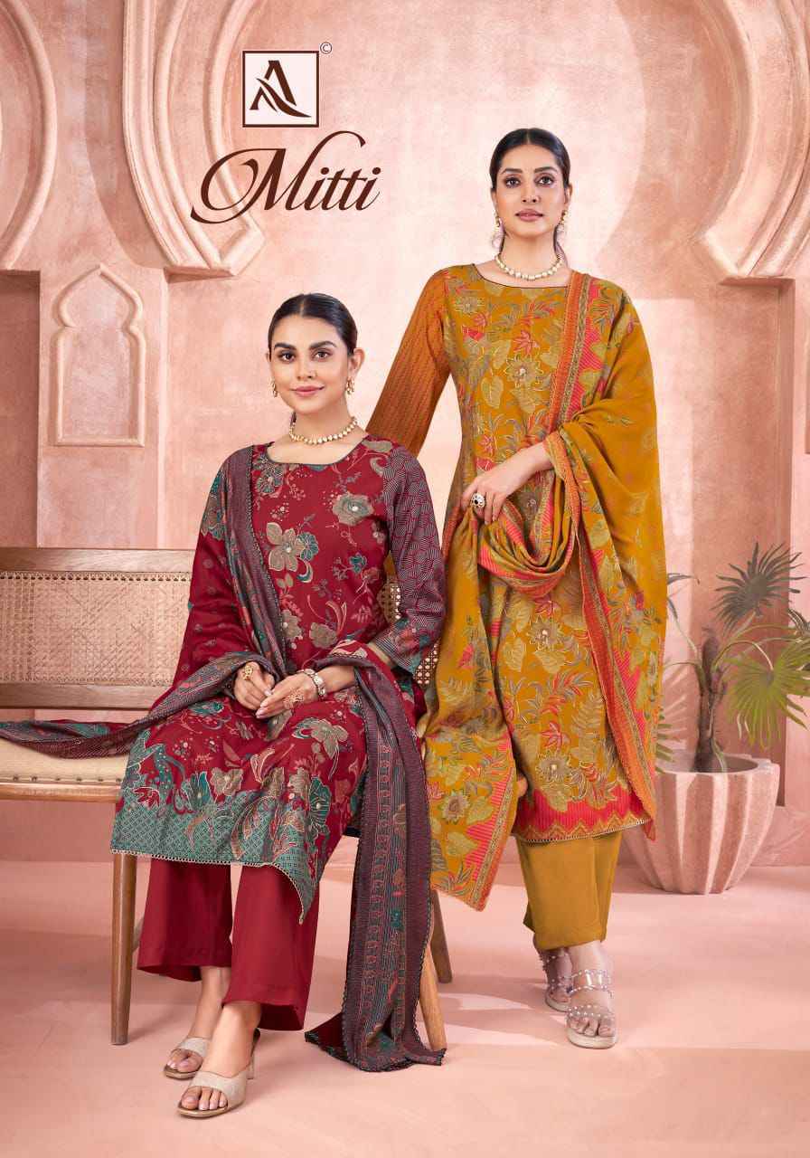 Alok Mitti Mudaal Dress Material (6 pcs Catalogue)