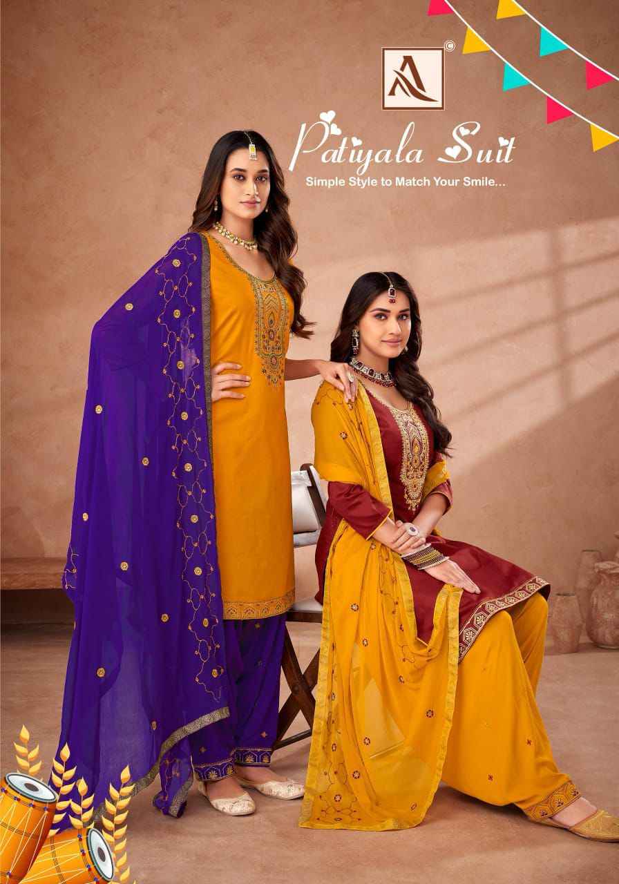 Alok Patiyala Suit Cotton Dress Material 6 pcs Catalogue