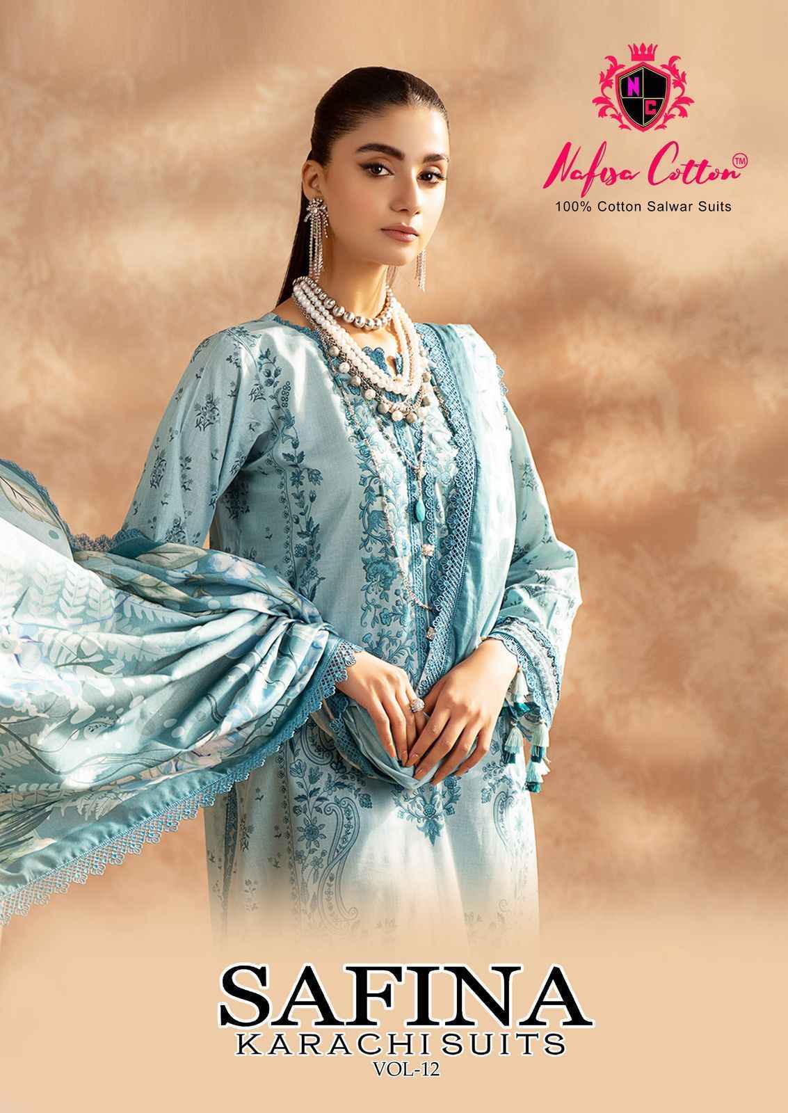 Nafisa Cotton Safina Vol-12 Cotton Dress Material (6 pcs Catalogue)