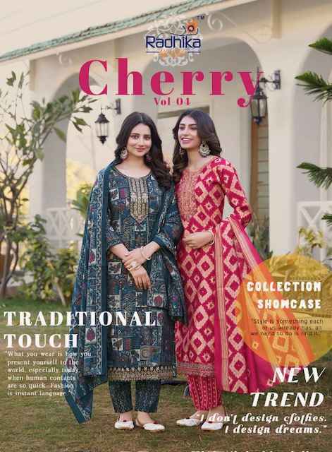 Radhika Lifestyle Cherry Vol-4 Modal Readymade Suit (8 pcs Catalogue)