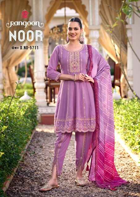 Rangoon Noor Georgette Readymade Dress (4 pcs Cataloge)