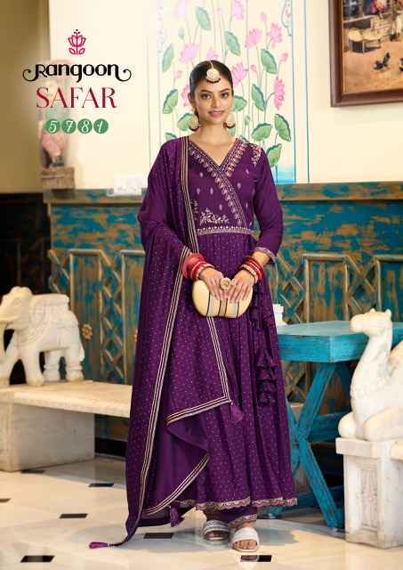 Rangoon Safar Silk Readymade Suit (4 pcs Catalogue)