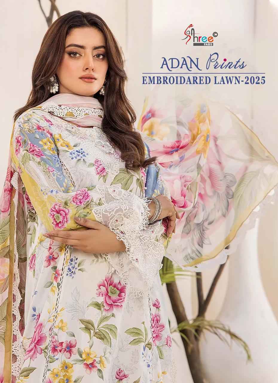 Shree Fabs Adan Prints Cotton Dress Material (7 pcs Catalogue)