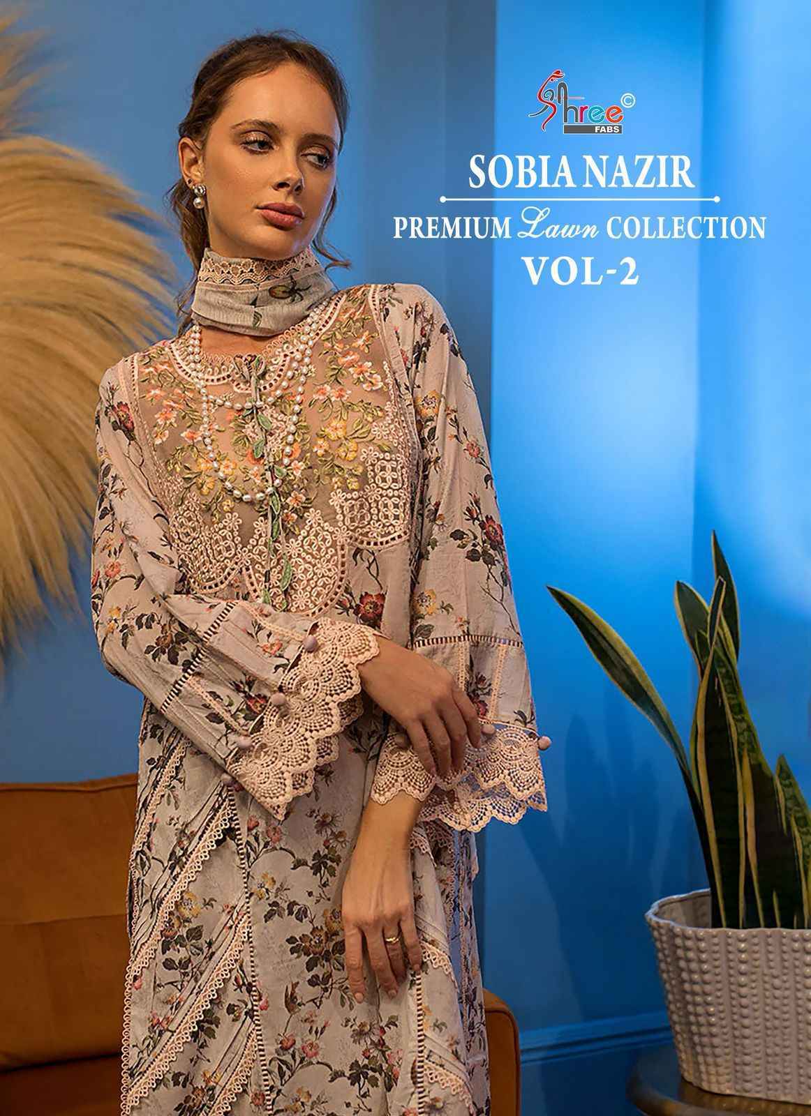 Shree Fabs Sobia Nazir Vol-2 Cotton Dress Material (4 pcs Catalogue)