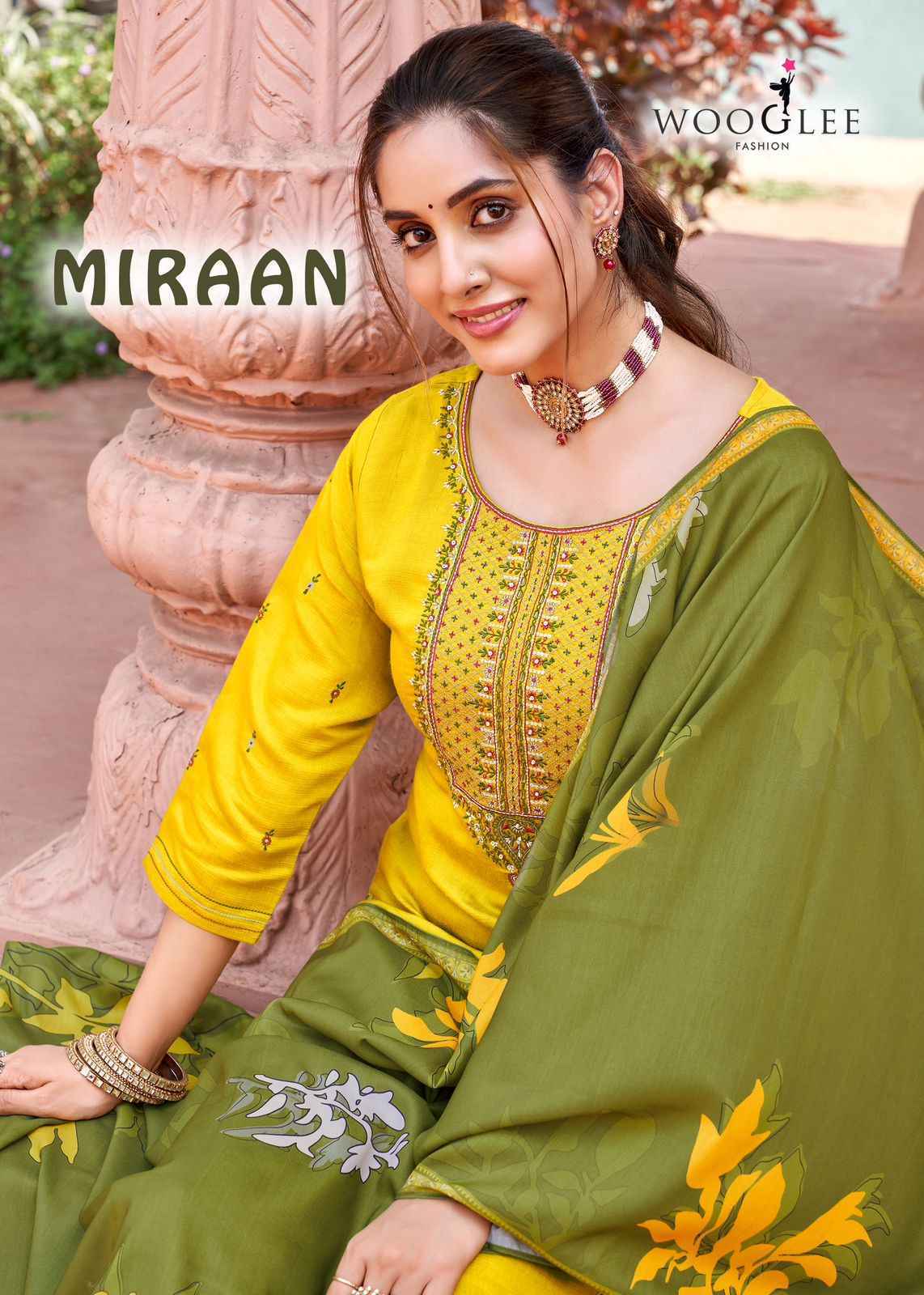 Wooglee Miraan Rayon Readymade Suit (6 pcs Catalogue)