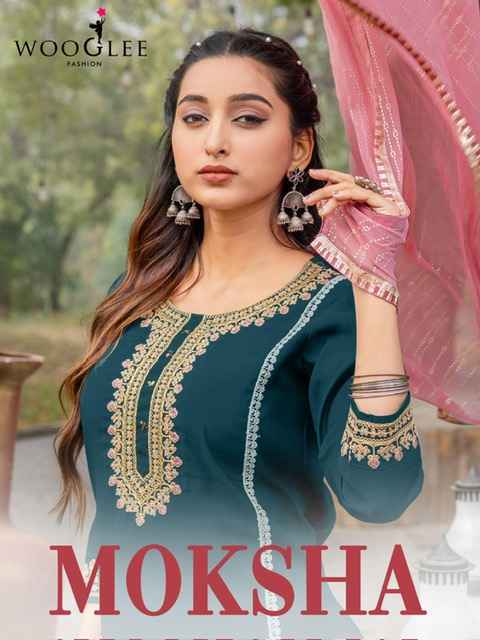 Wooglee Moksha Viscouse Readymade Suit (5 pcs Catalogue)