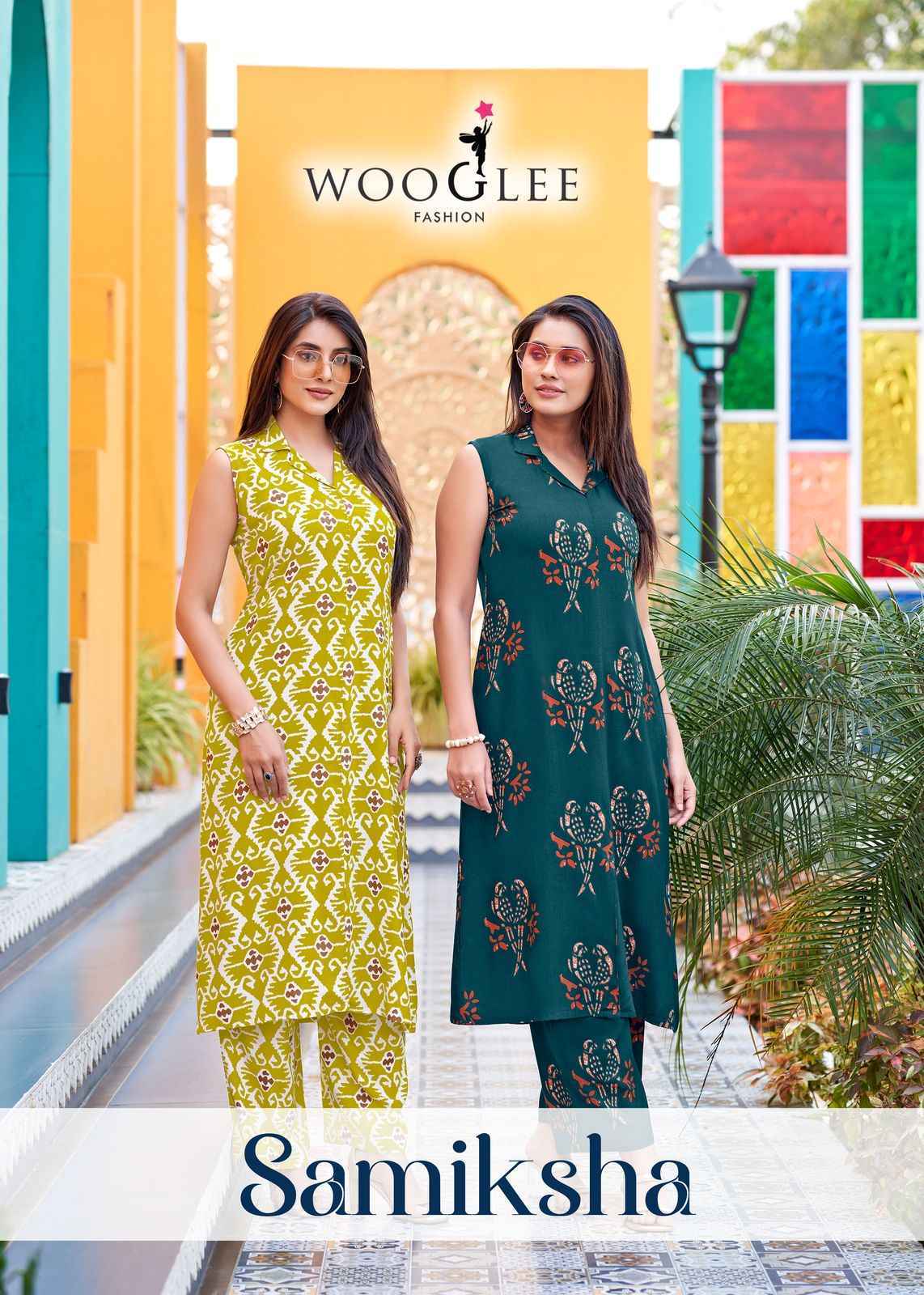 Wooglee Samiksha Rayon Kurti With Bottom (6 pcs Catalogue)