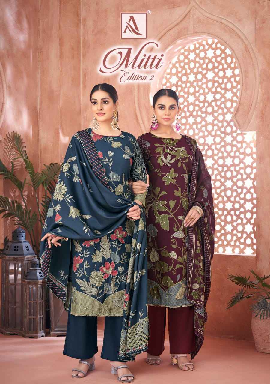 Alok Mitti Edition 2 Mudaal Dress Material 6 pcs Catalogue