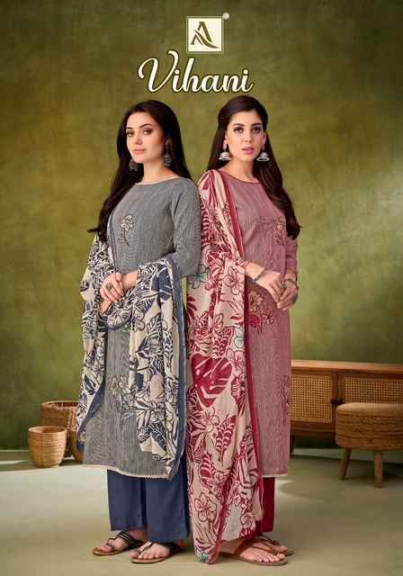 Alok Vihani Zam Dress Material (4 pcs Catalogue)