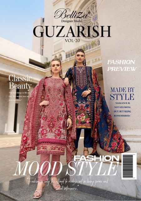 Belliza Guzarish Vol-20 Cotton Dress Material (8 pcs Catalogue)