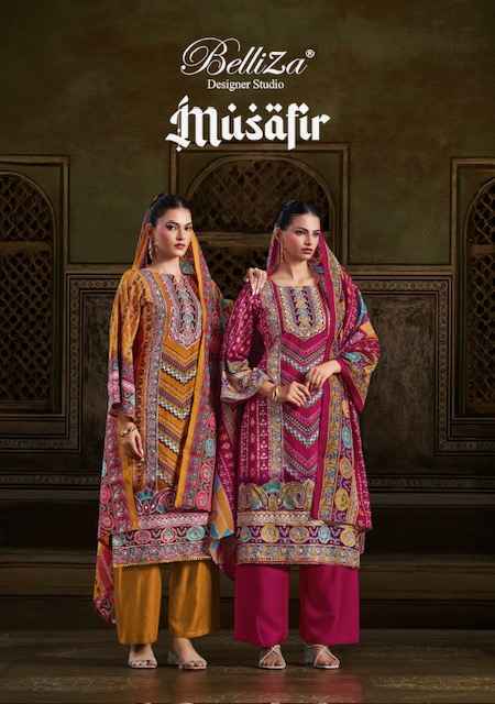 Belliza Musafir Viscouse Rayon Dress Material (6 pcs Catalogue)