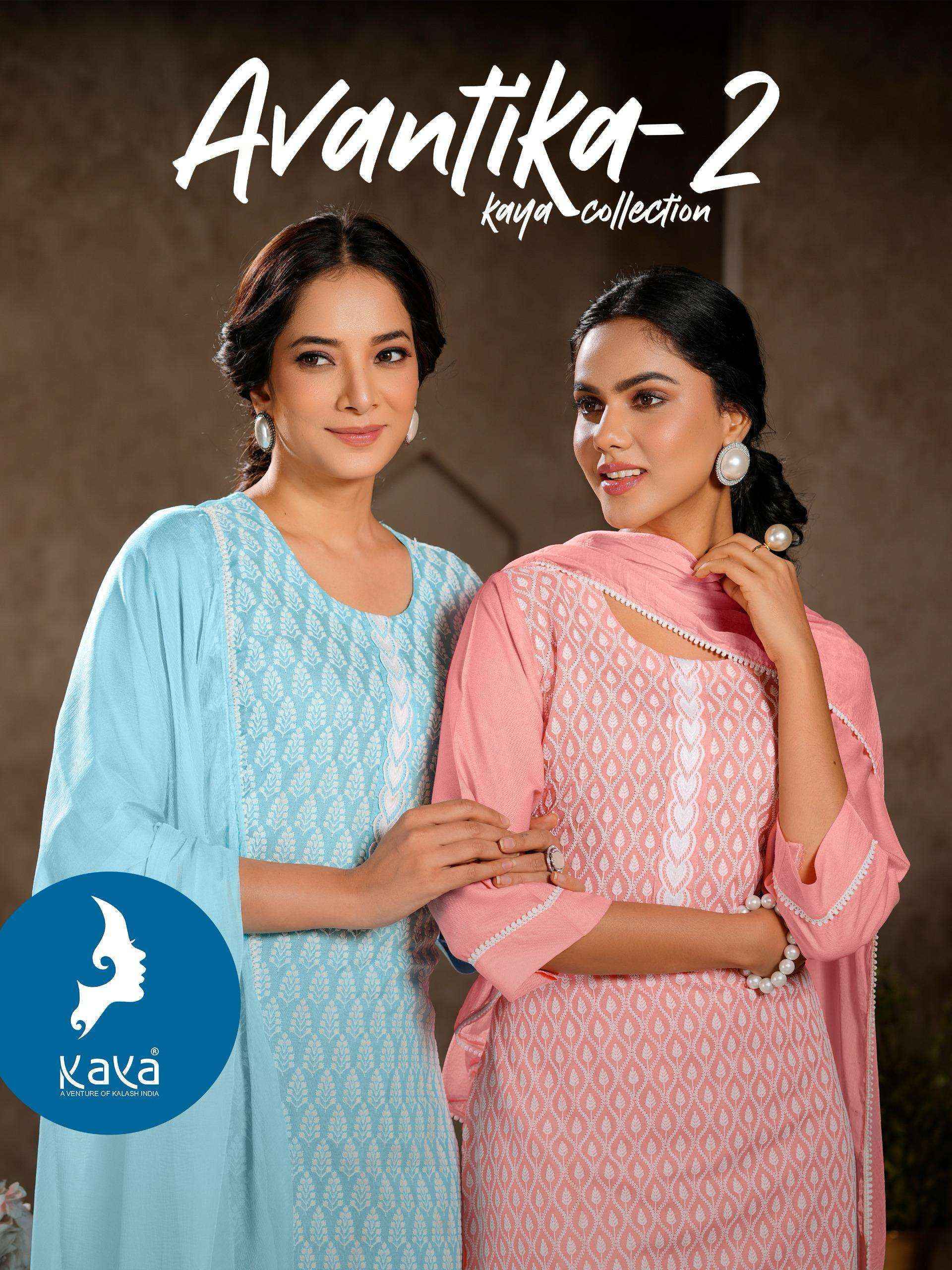 Kavya Avantika Vol-2 Rayon Readymade Suit (6 pcs Catalogue)