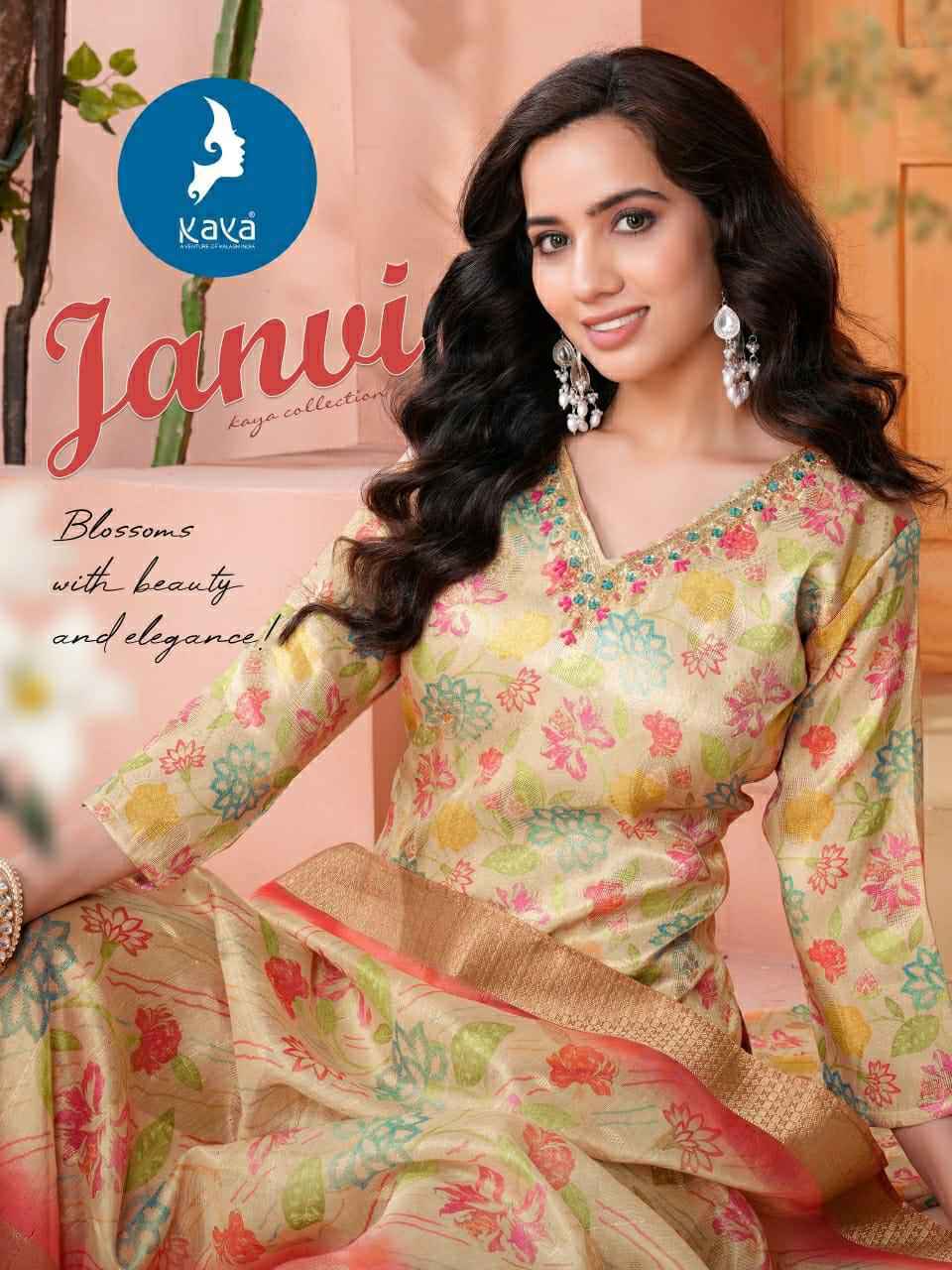 Kaya Janvi Jacquard Readymade Suit (4 pcs Catalogue)