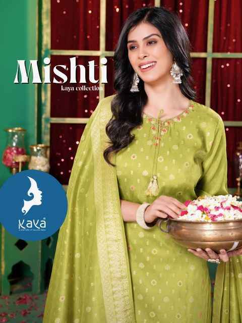 Kaya Mishti Silk Shimmer Readymade Suit (6 pcs Catalogue)