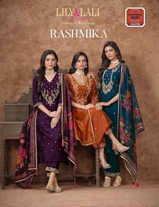 Lily & Lali Rashmika Viscouse Silk Readymade Suit (6 pcs Catalogue)