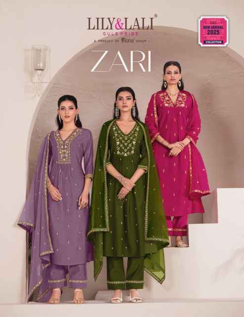 Lily & Lali Zari Viscouse Readymade Suit (6 pcs Catalogue)