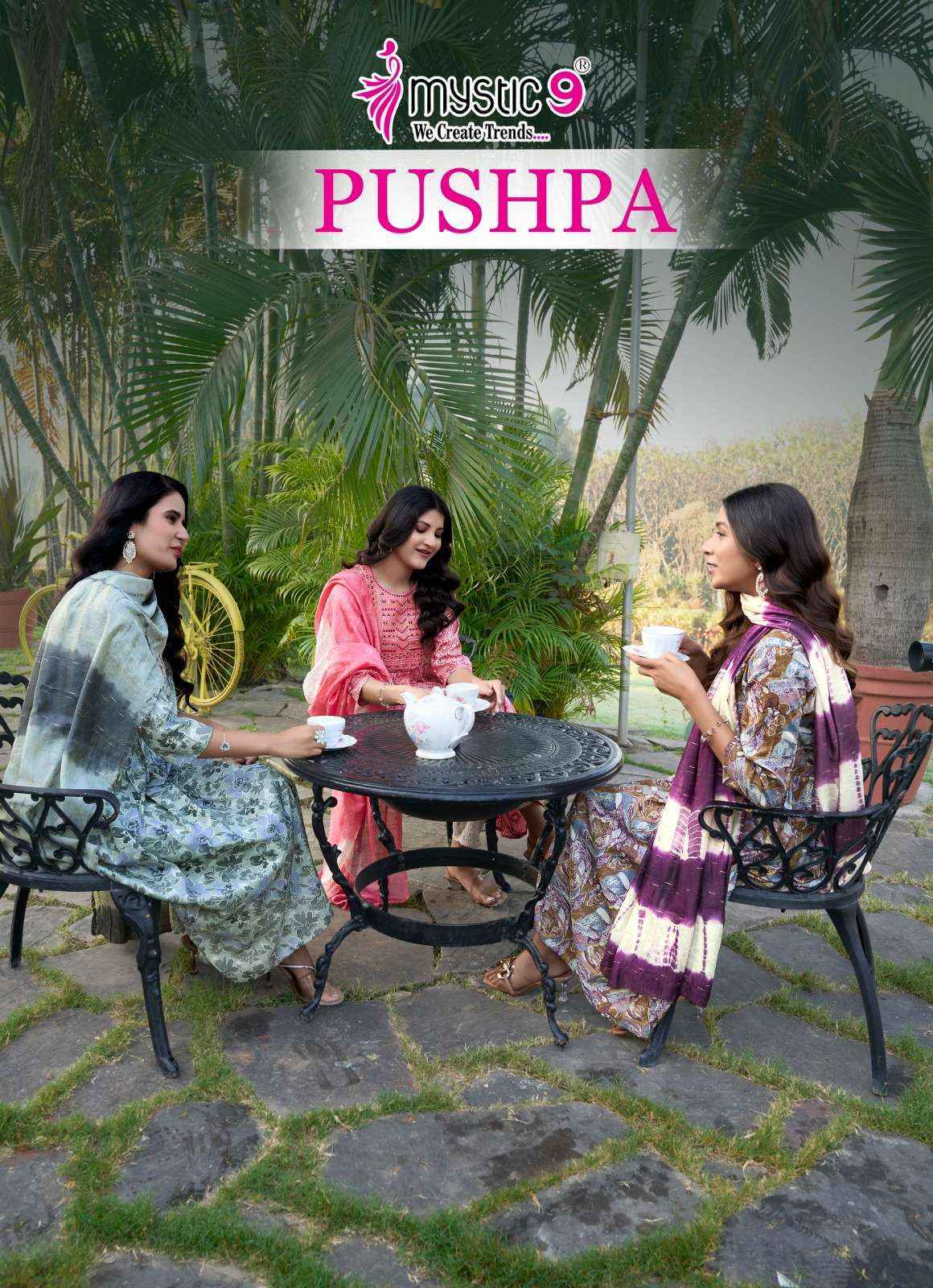 Mystic 9 Pushpa Vol-4 Readymade Rayon Dress (8 pcs Catalogue)