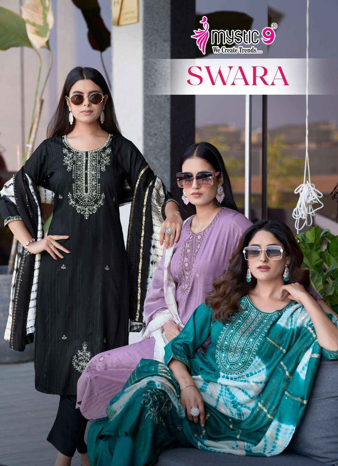 Mystic 9 Swara Vol-2 Rayon Readymade Suit (6 pcs Catalogue)