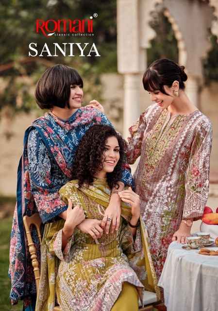 Romani Saniya Soft Cotton Dress Material (8 pcs Catalogue)