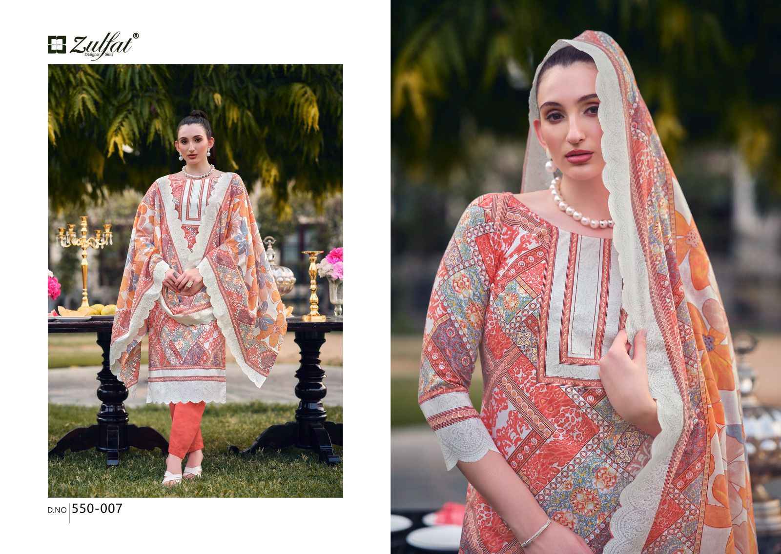 Zulfat Hakoba Pure Cotton Dress Material Wholesale Online Mumbai