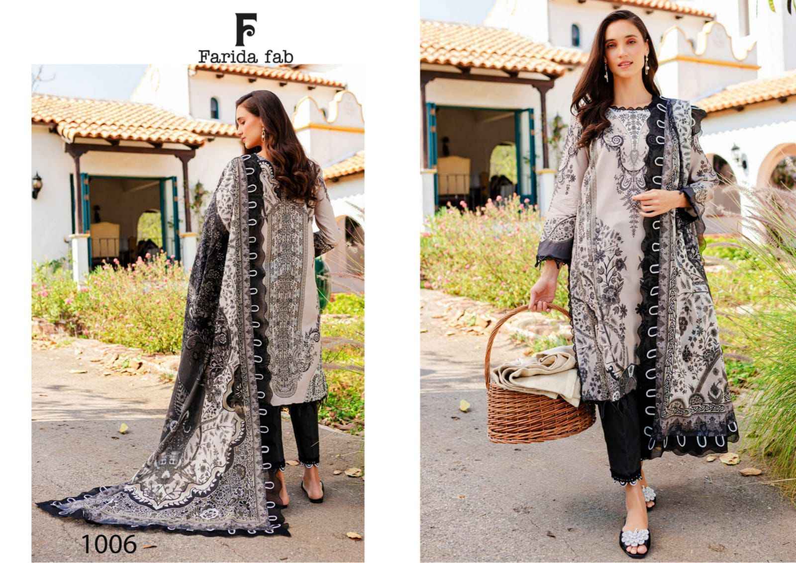 Farida Fab Concept A Cotton Dress Material 6 pcs Catalogue