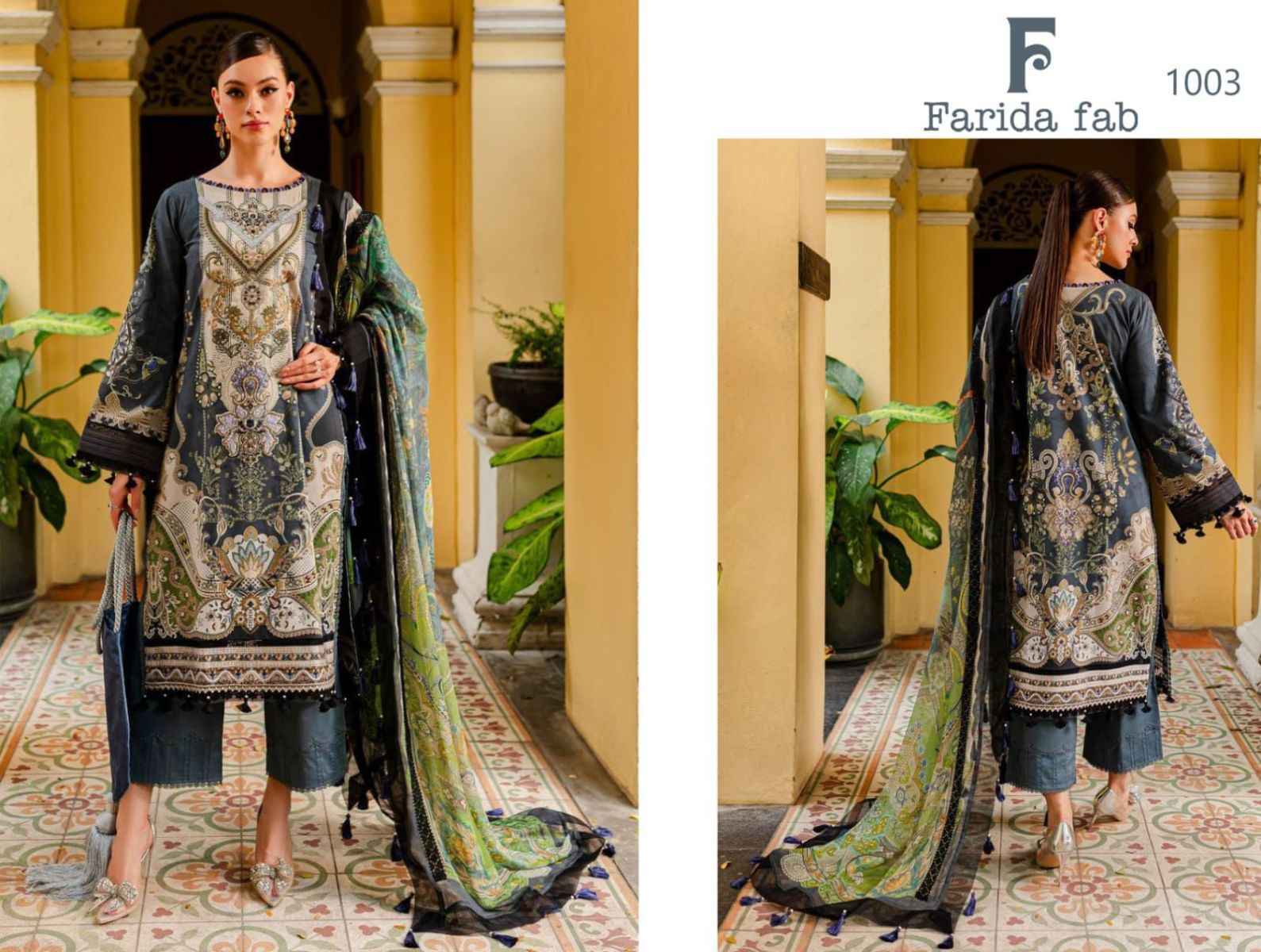 Farida Fab Gulmohar Cotton Dress Material (6 pcs Catalogue)