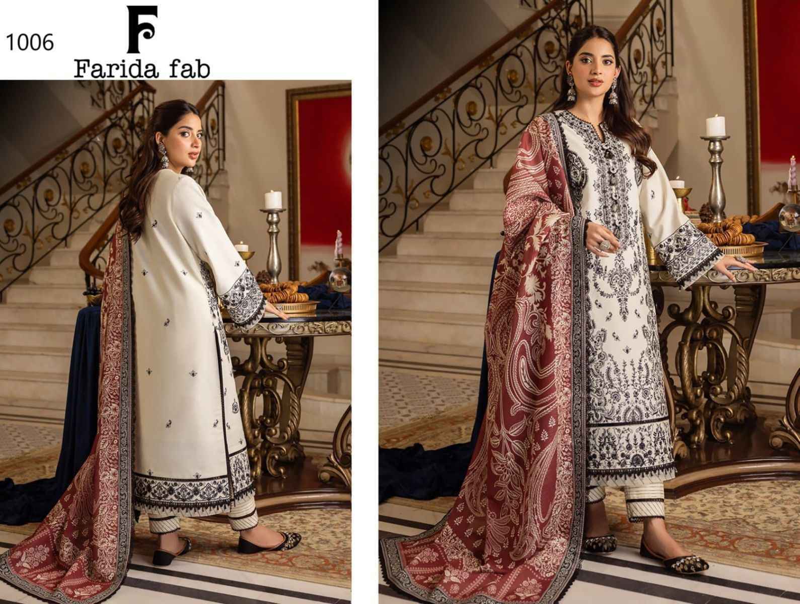 Farida Fab Gulmohar Cotton Dress Material (6 pcs Catalogue)