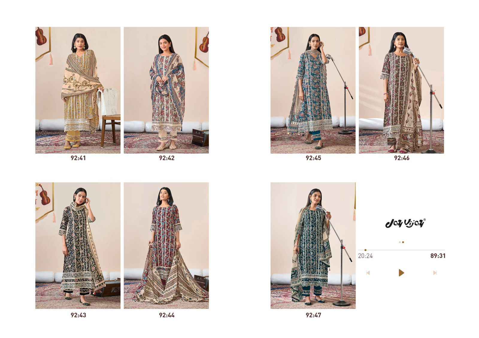 Jay Vijay Jahaan Vol-2 Pure Cotton Dress Material (7 Pc Catalouge)