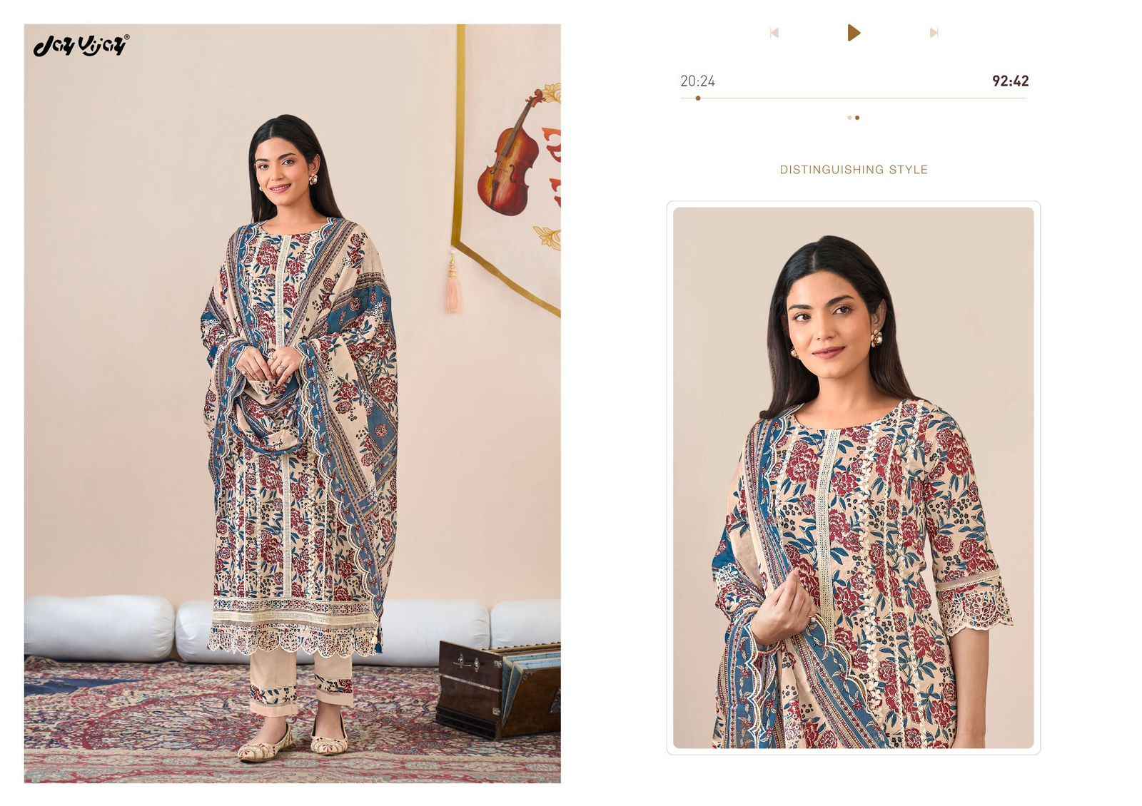 Jay Vijay Jahaan Vol-2 Pure Cotton Dress Material (7 Pc Catalouge)