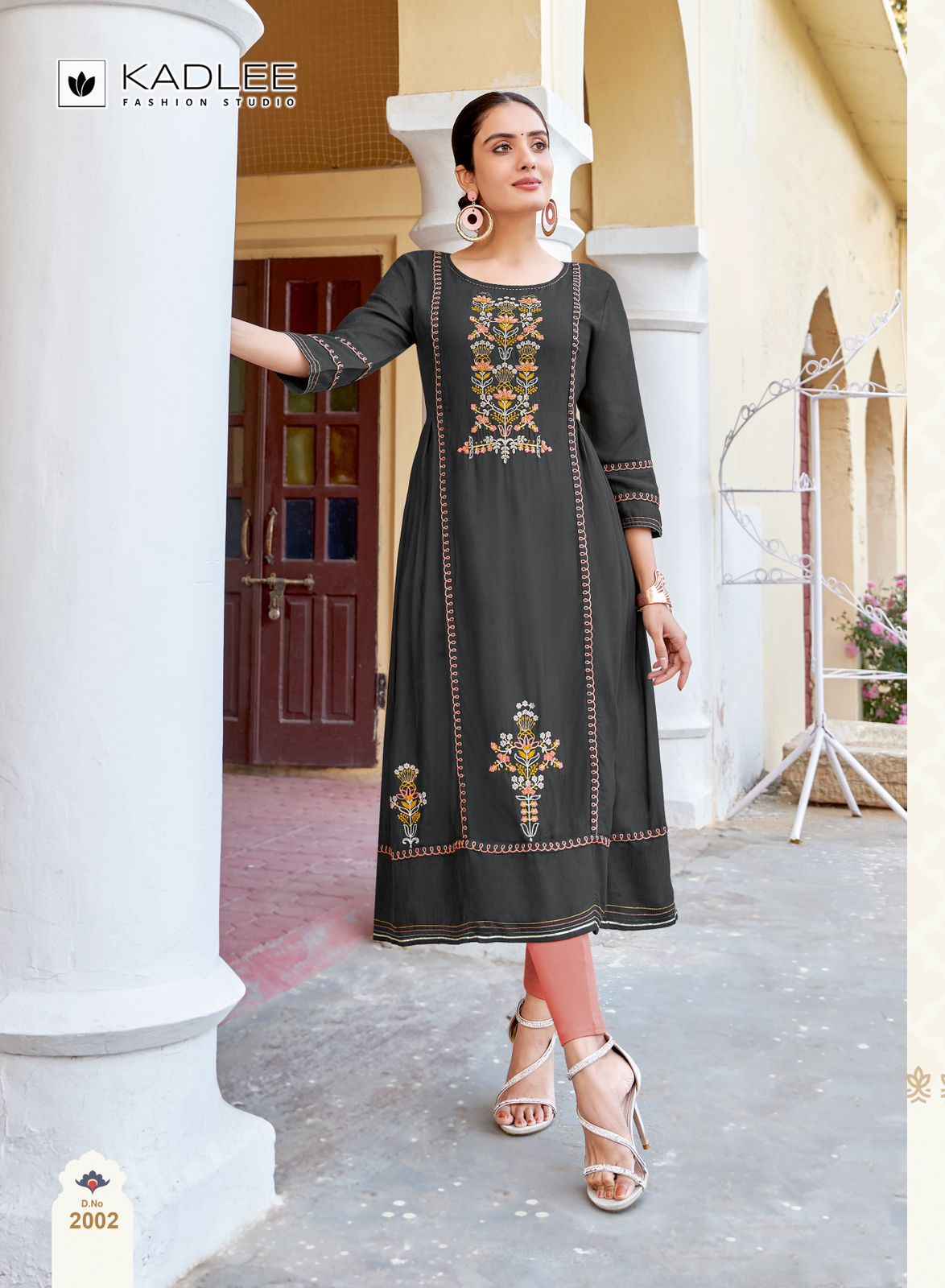 Kadlee Anshika Rayon Weaving Kurti (4 Pc Catalouge)