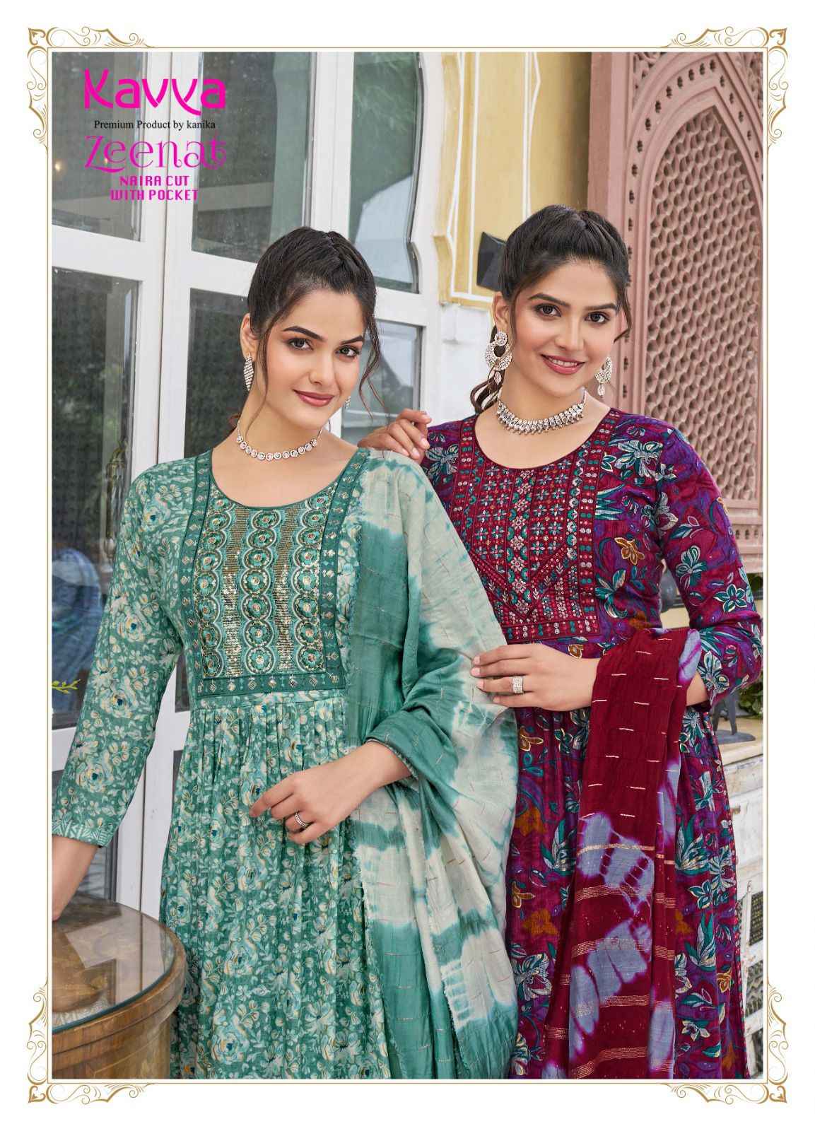 Kavya Zeenat Vol-15 Capsule Readymade Suit (10 pcs Catalogue)