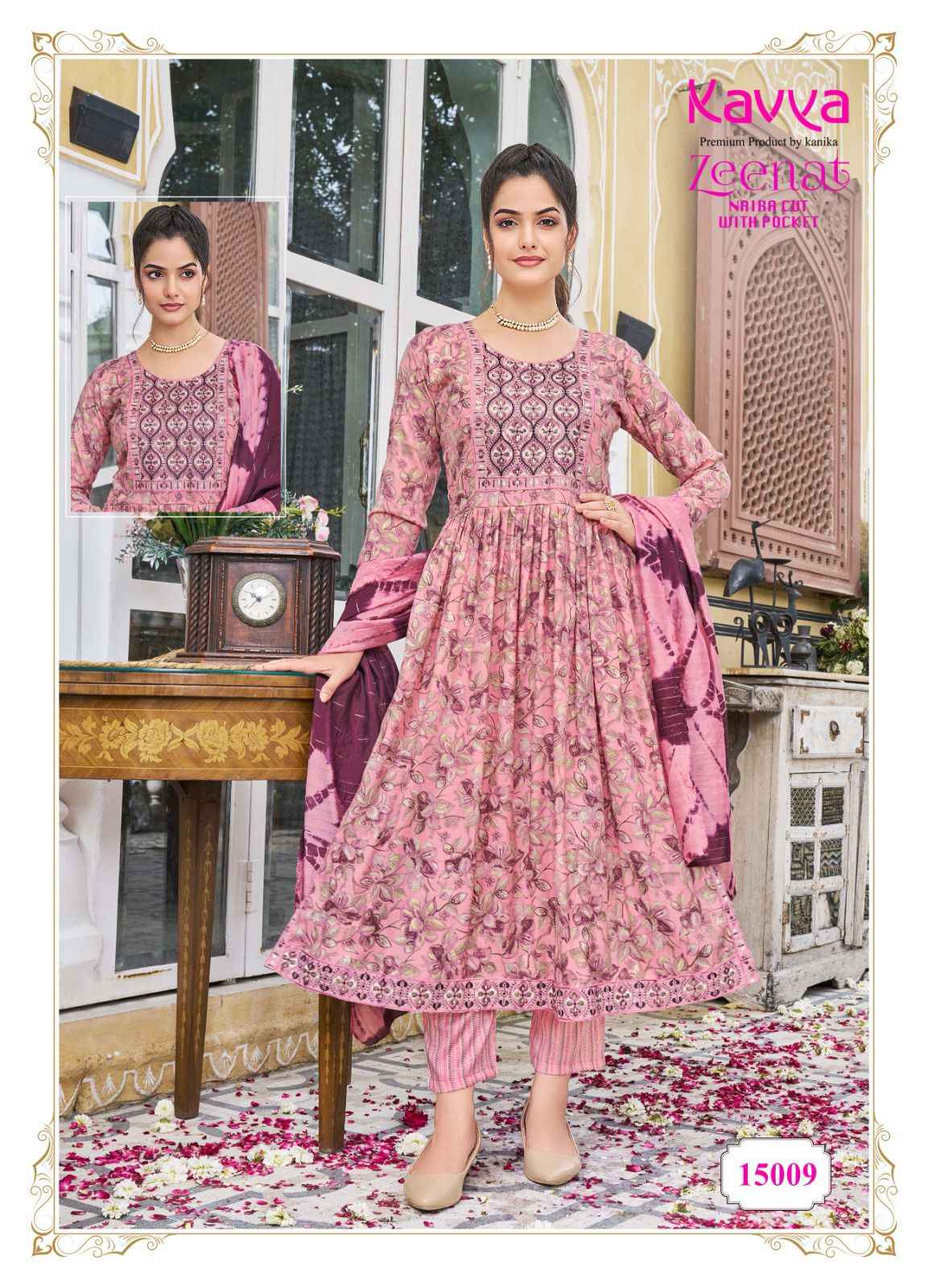 Kavya Zeenat Vol-15 Capsule Readymade Suit (10 pcs Catalogue)