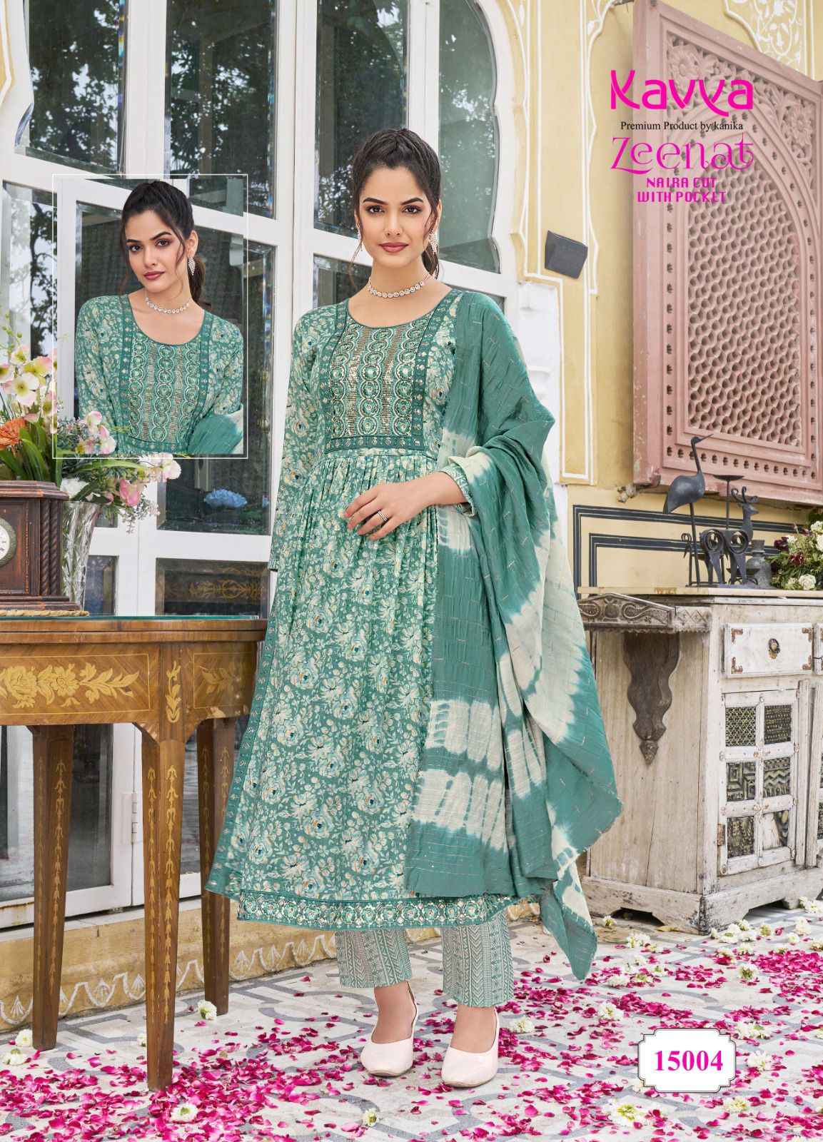 Kavya Zeenat Vol-15 Capsule Readymade Suit (10 pcs Catalogue)