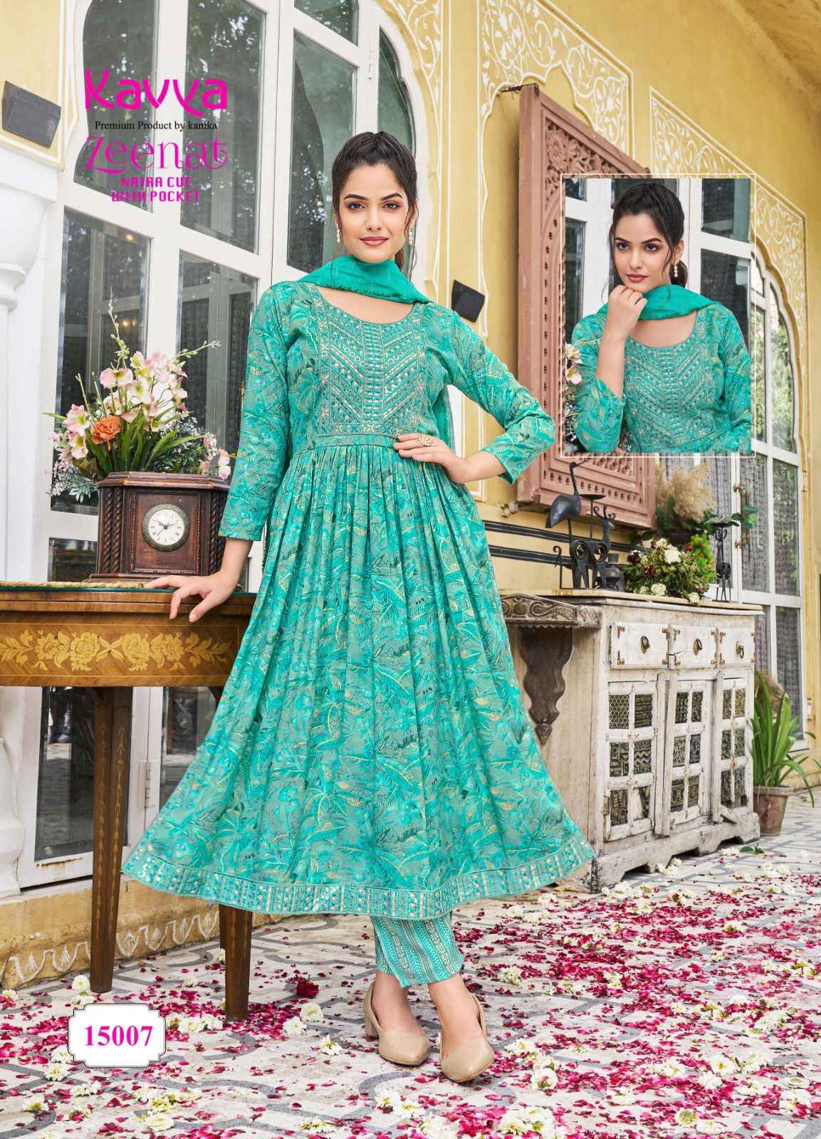 Kavya Zeenat Vol-15 Capsule Readymade Suit (10 pcs Catalogue)