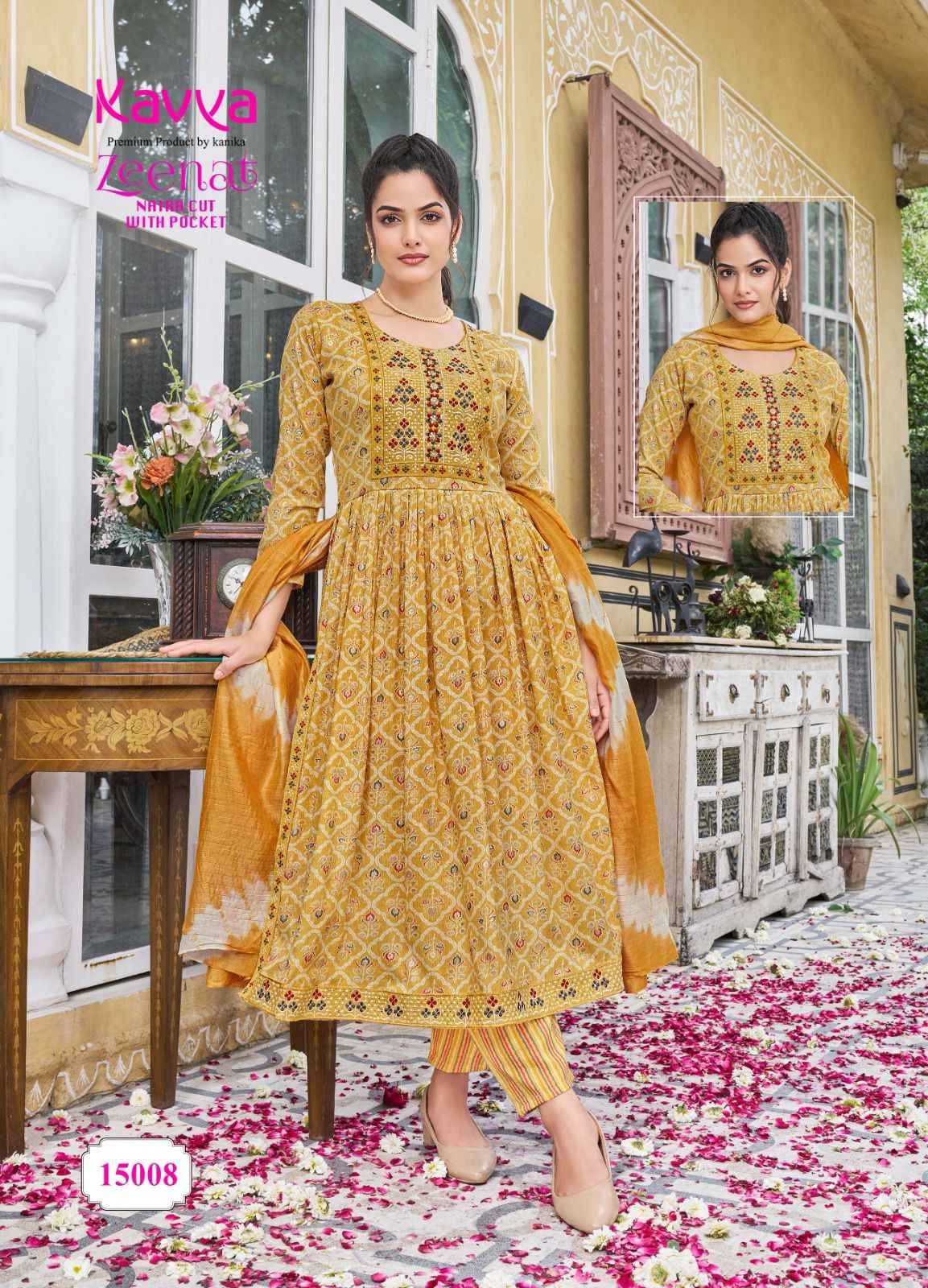 Kavya Zeenat Vol-15 Capsule Readymade Suit (10 pcs Catalogue)