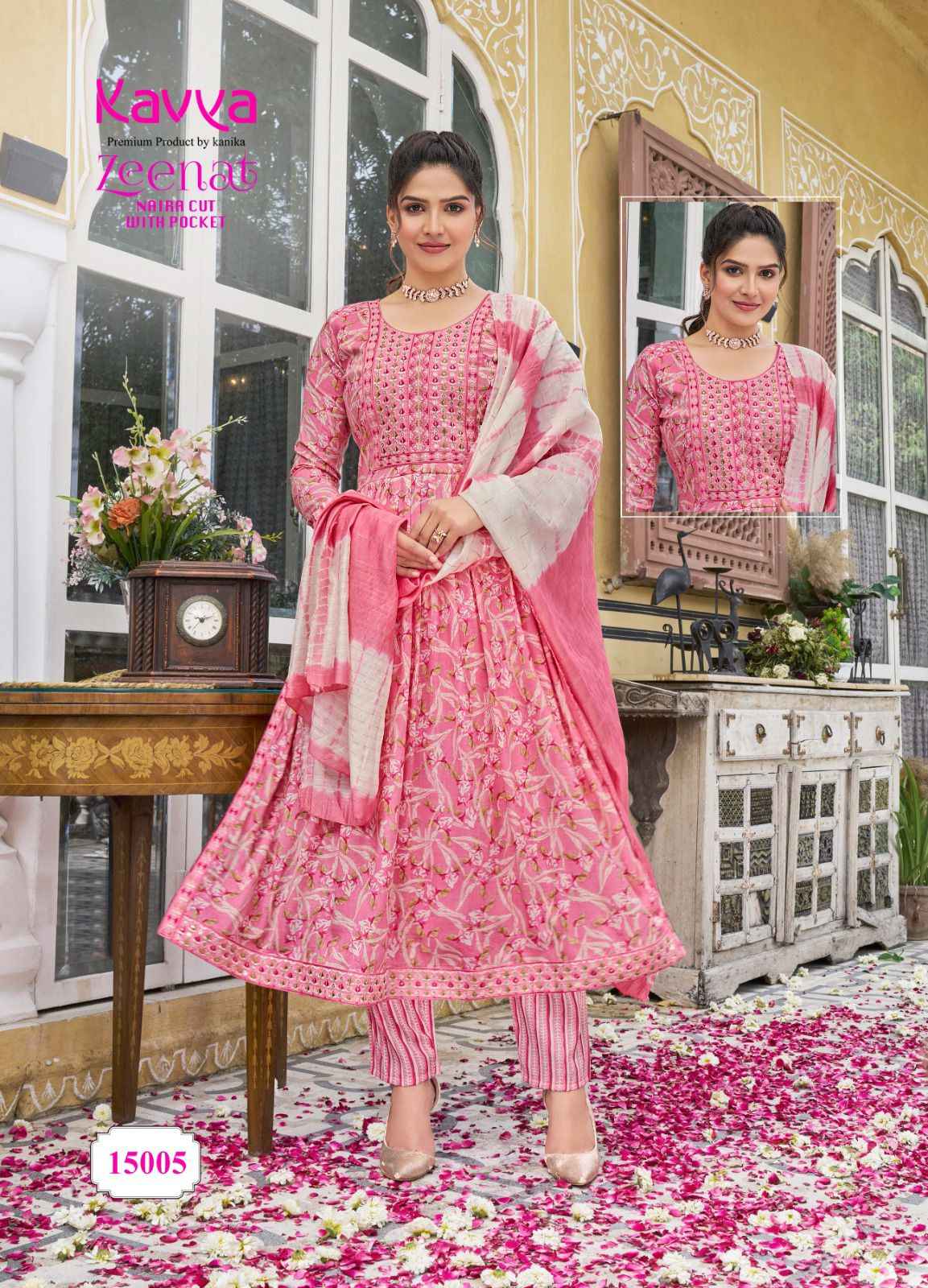 Kavya Zeenat Vol-15 Capsule Readymade Suit (10 pcs Catalogue)