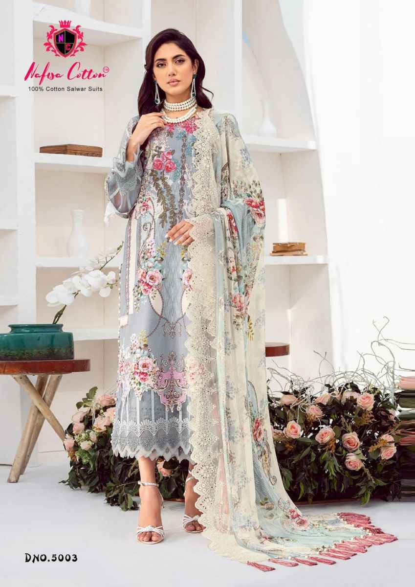 Nafisa Cotton Andaaz Karachi Suit Vol-5 Cotton Dress Material (6 Pc Catalog)