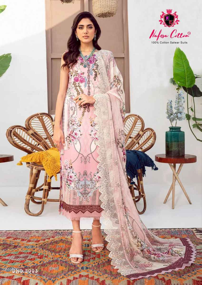 Nafisa Cotton Andaaz Karachi Suit Vol-5 Cotton Dress Material (6 Pc Catalog)