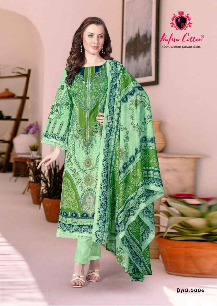 Nafisa Cotton Andaaz Karachi Suit Vol-5 Cotton Dress Material (6 Pc Catalog)