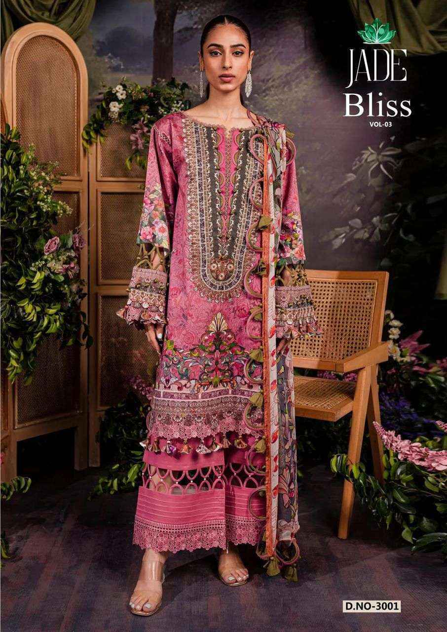 Nand Gopal Jade Bliss Vol 3 Cotton Dress Material 8 pcs Catalogue