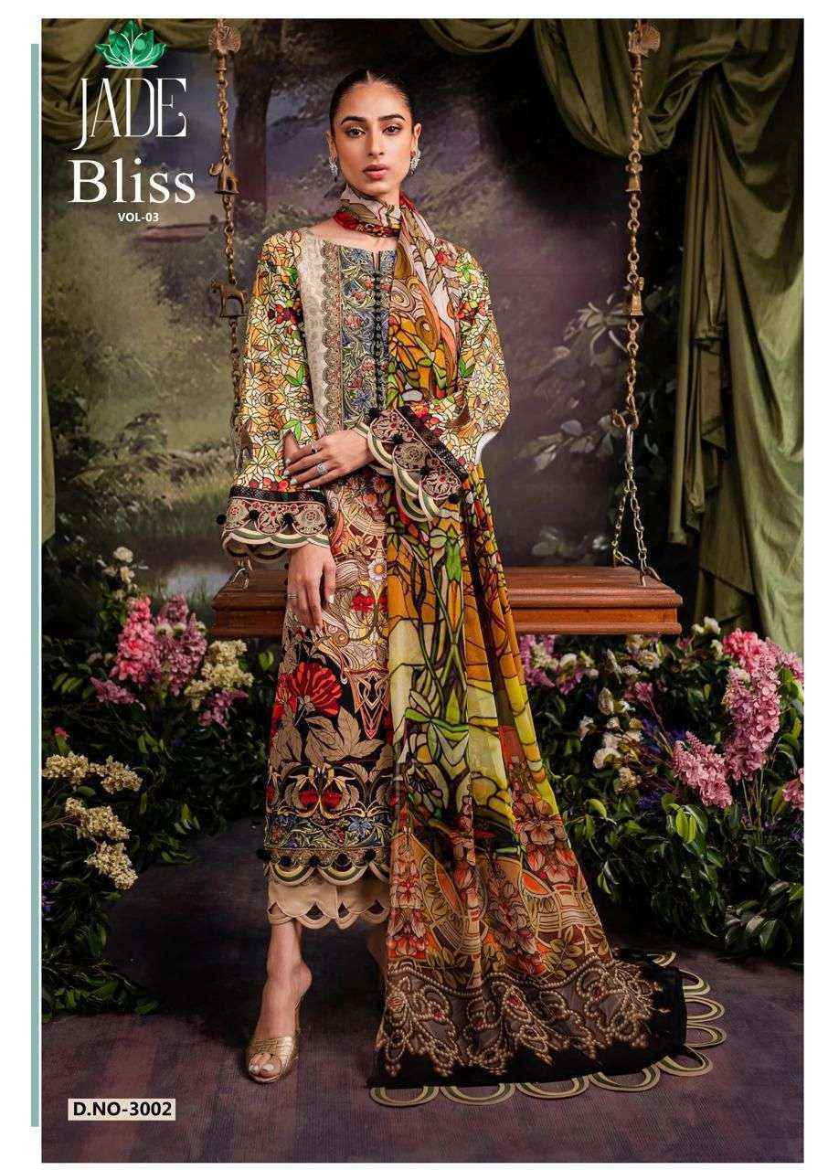 Nand Gopal Jade Bliss Vol 3 Cotton Dress Material 8 pcs Catalogue