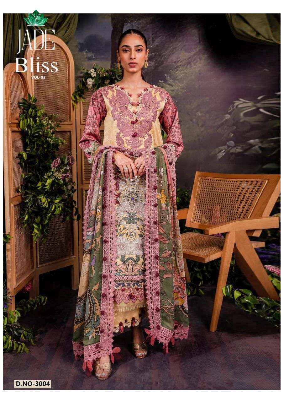 Nand Gopal Jade Bliss Vol 3 Cotton Dress Material 8 pcs Catalogue