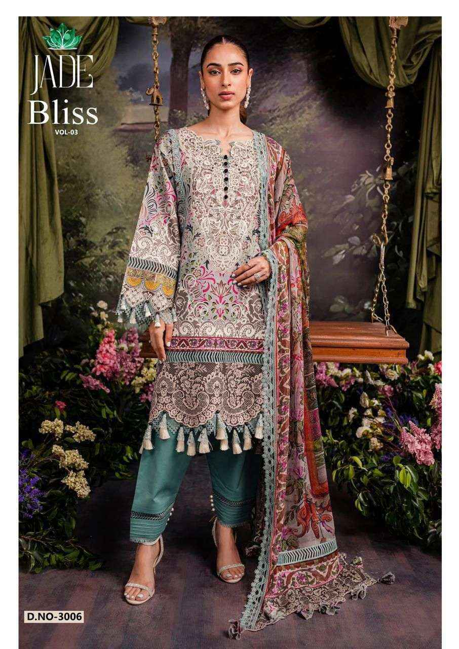 Nand Gopal Jade Bliss Vol 3 Cotton Dress Material 8 pcs Catalogue