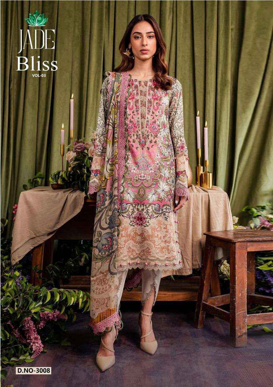 Nand Gopal Jade Bliss Vol 3 Cotton Dress Material 8 pcs Catalogue