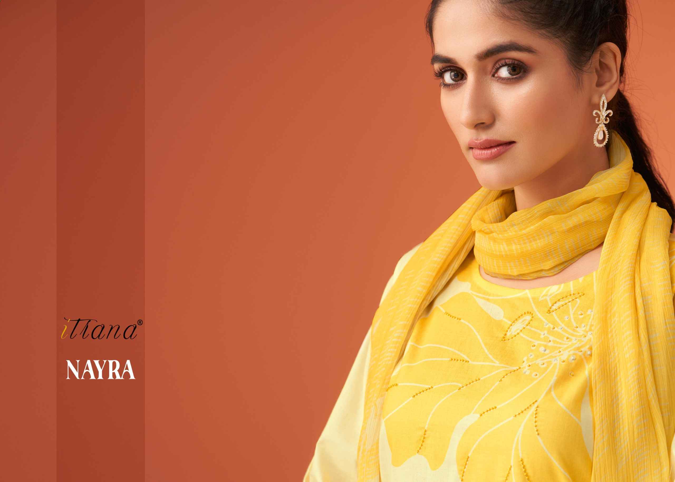 Sahiba Itrana Nayra Pure Cotton Lawn Print Dress Material (6 Pc Catalog)