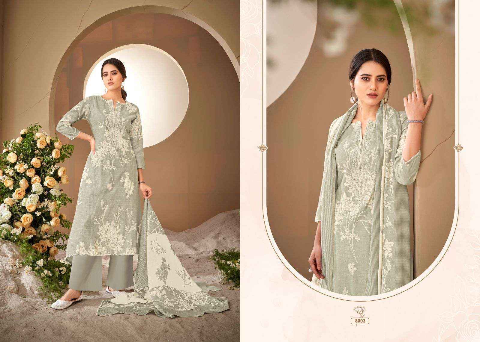 Salvi Fashion Selvina Silk Vol 8 Modal Silk Dress Material 8 pcs Catalogue