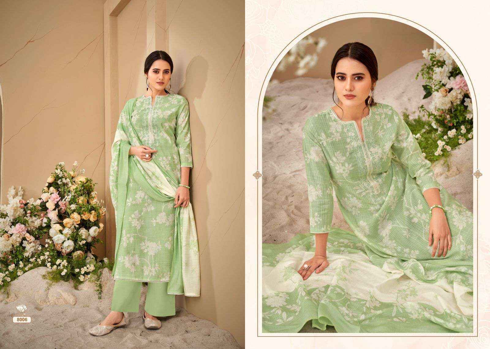 Salvi Fashion Selvina Silk Vol 8 Modal Silk Dress Material 8 pcs Catalogue